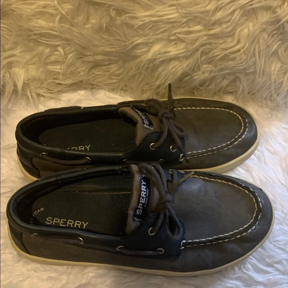 Sperry Men's Dark Gray Boat Shoes